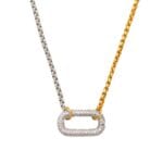 Δίχρωμη αλυσίδα από ανοιξείδωτο ατσάλι με σύνδεσμο από ζιργκόν- Power Chain