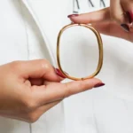 Επίχρυση ατσάλινη χειροπέδα – Gold Vibe