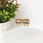 Ογκώδεις ατσάλινοι κρίκοι σε διχρωμία- Chunky Hoops