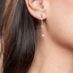 Επίχρυσα σκουλαρίκια με ζιργκόν- Shine Bright Earrings